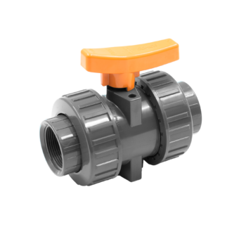 Valvola a sfera in PVC industria con attacchi filettati - COMER S.p.A.