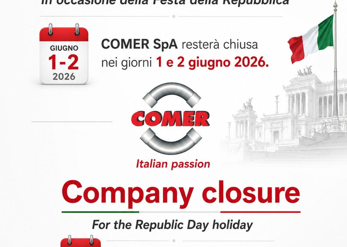 chiusura 2 giugno 2026 COMER SpA - COMER S.p.A.