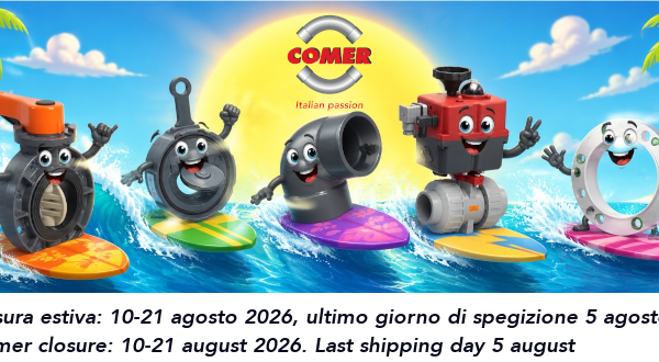 Chiusura estiva COMER SpA &ndash; Agosto 2026 - COMER S.p.A.
